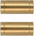 Ramrod pipe, brass, pistol forward pipe, plain for rib, round, for 5/16" ramrod